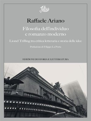 cover image of Filosofia dell'individuo e romanzo moderno